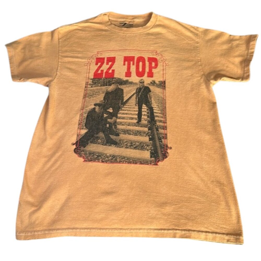 Graphic Tee - Yellow Short Sleeve Band Shirt